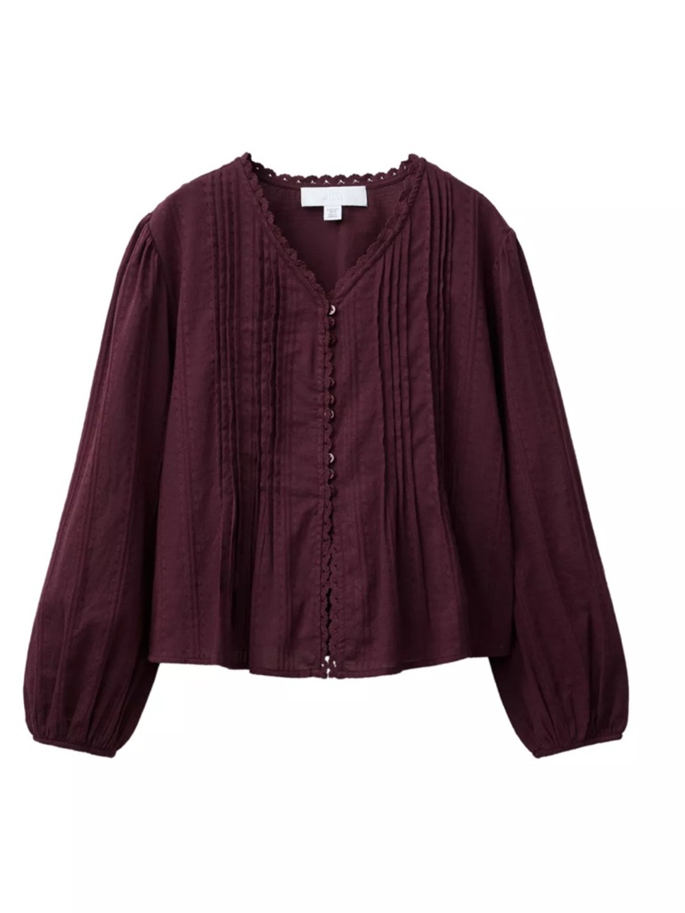 Girl 11-12Y Wine Red Blouse ❗️never worn ❗️NEW❗️